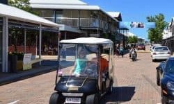 golf buggy at sanctuary cove