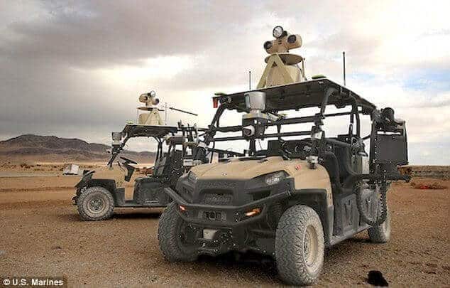 U.S. Army Unveils High-Tech, Self-Driving Golf Carts