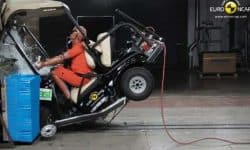 club car crash test