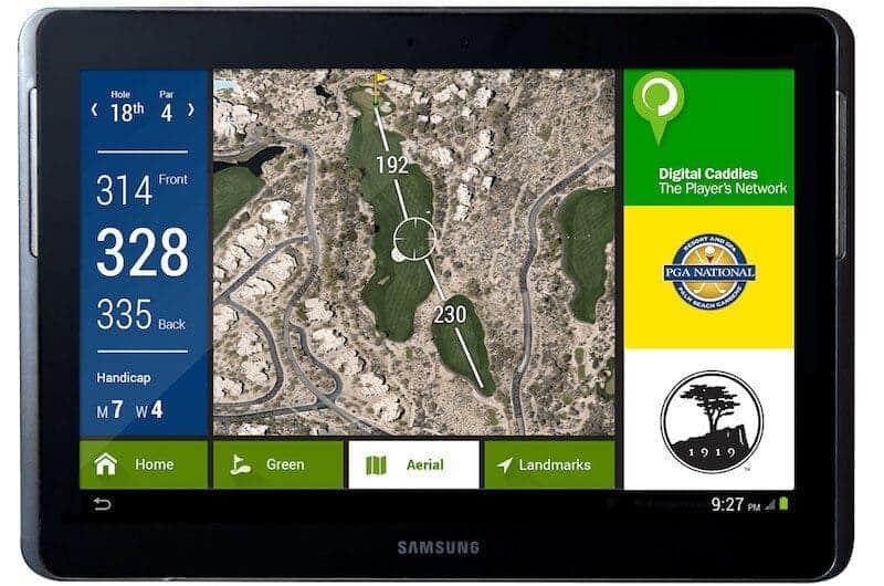 digital caddies GPS system