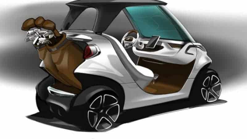 mercedes garia golf cart