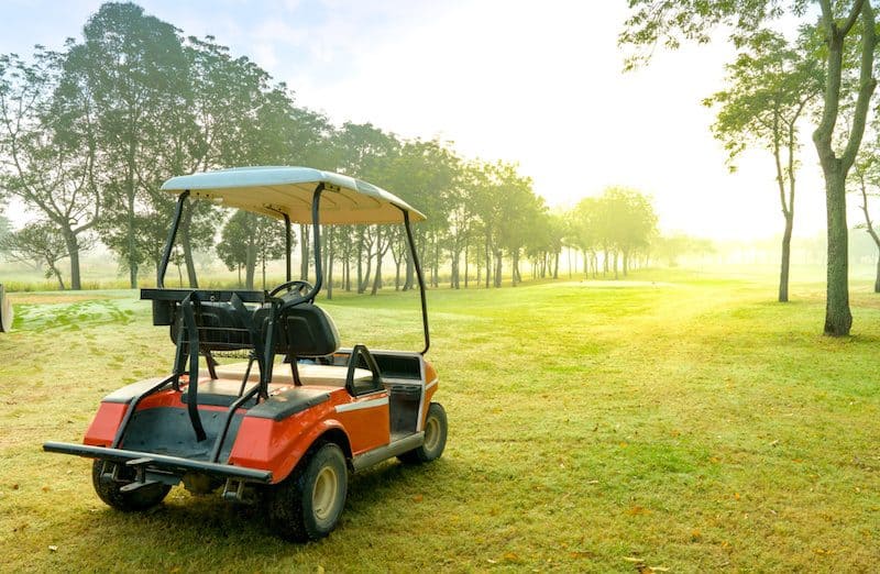 used electric golf cart